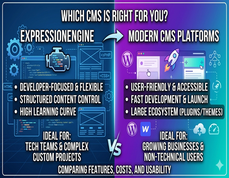 ExpressionEngine vs Modern CMS Platforms