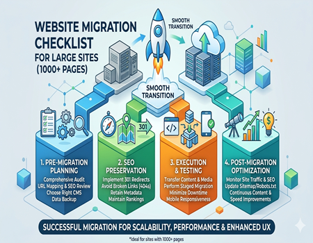 Website Migration Checklist for Large Sites (1000+ Pages)